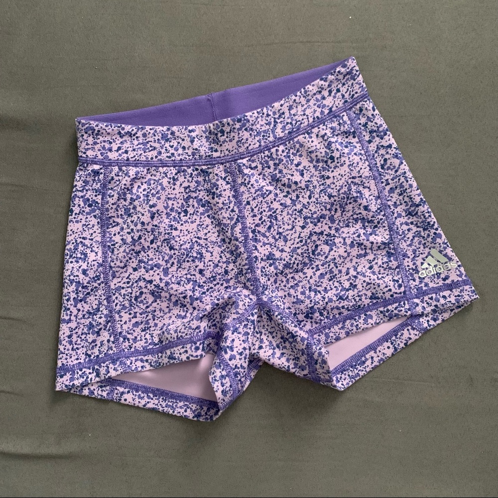 Adidas Lavender Compression Shorts